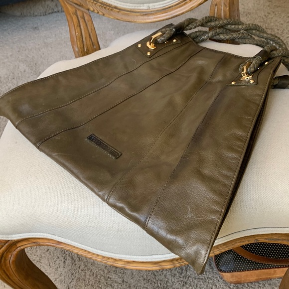 BCBGMaxAzria Handbags - BCBGMAXAZRIA all leather bag